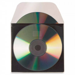Self-adhesive CD/DVD Pockets with Protective Inlay Pack of 10, 3L