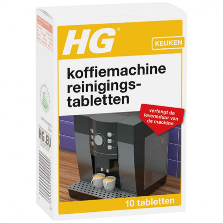 Kafijas aparātu tīrīšanas tabletes 10gab., HG