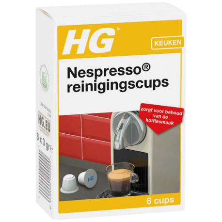 Nespresso® kafijas aparātu tīrīšanas kapsulas 6gab., HG
