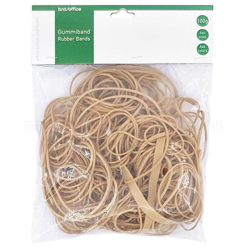 Assorted Elastic Bands: 100g