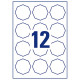 Removable Labels Octagonal 61*60.3mm, Avery Zweckform