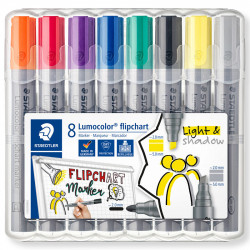 Lumocolor® Flipchart Markers 356SWP8 , Staedtler