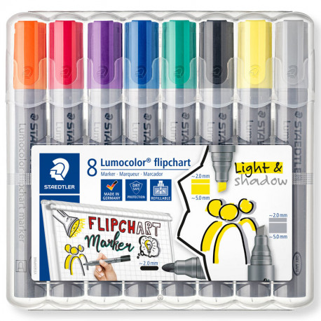 Marķieru komplekts Lumocolor® Flipchart 356SWP8, Staedtler