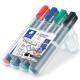 Lumocolor® Flipchart Marker Set 356BWP4, Staedtler