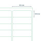 Labels Rillprint   99.1 x 33.9 mm, Rillstab