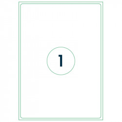 Labels Rillprint 199,6 x 289,1 mm, Rillstab
