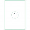 Labels Rillprint 199,6 x 289,1 mm, Rillstab