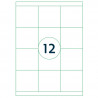 Uzlīmes Rillprint  70 x 67.7 mm, Rillstab