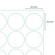 Labels Rillprint  ∅63.5mm, Rillstab