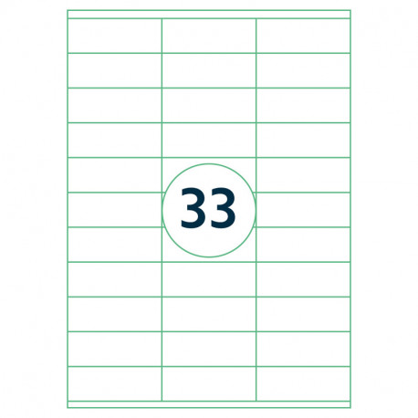 Labels Rillprint  70x26mm, Rillstab