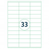Labels Rillprint  70x26mm, Rillstab