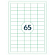 Labels Rillprint A4 38x21.2mm, Rillstab