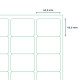 Labels Rillprint  63.5x46.6mm, Rillstab
