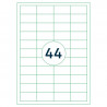 Labels Rillprint 48.5x25.4mm, Rillstab