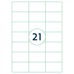 Labels Rillprint  70x42.4mm, Rillstab
