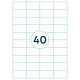 Uzlīmes Rillprint 52.5x29.7mm, Rillstab