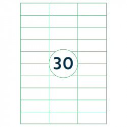 Labels Rillprint  70x29.7mm, Rillstab