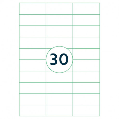 Labels Rillprint  70x29.7mm, Rillstab