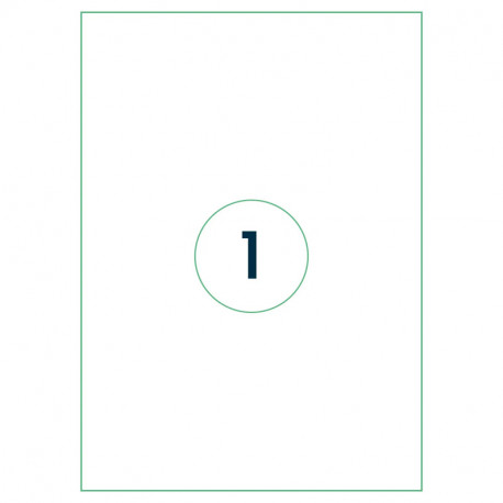 Labels Rillprint 210x297mm (A4), Rillstab