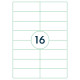 A4 label 105×37mm Rillprint