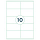 Labels Rillprint   105x57mm, Rillstab