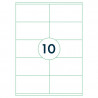 Labels Rillprint   105x57mm, Rillstab