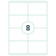 Labels Rillprint   105x71mm, Rillstab