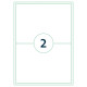 Labels Rillprint 199,1x143,5mm, Rillstab