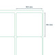 Labels Rillprint   99.1x93.1mm, Rillstab