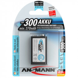 NiMH Rechargeable battery 9V block, Ansmann