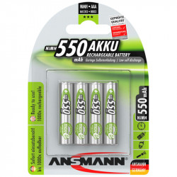 Akumulatoru baterijas AAA 550, Ansmann