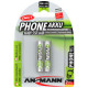 NiMH Rechargeable battery AAA 550mAh 4pcs., Ansmann