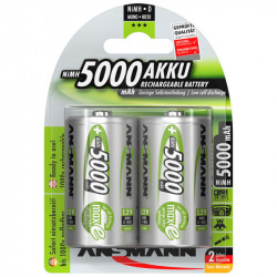 Akumulatoru baterija D 1.2V 5000mAh, Ansmann