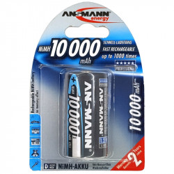Akumulatoru baterija D 1.2V 10000mAh, Ansmann