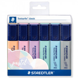 Highlighter Set Textsurfer® Classic Pastel 364CWP6PA, Staedtler