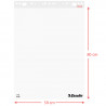 Esselte Flipchart pad 59x80cm 60 gsm 50 sheets