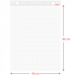 Esselte Flipchart pad 59x80cm 60 gsm 50 sheet squared