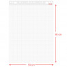 Esselte Flipchart pad 59x80cm 60 gsm 50 sheet squared