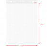 Esselte Flipchart pad economy 55x71cm 60 gsm 50 sheets