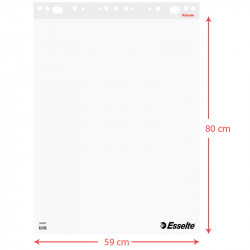 Esselte Flipchart pad 59x80cm 70 gsm 50 sheets
