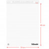 Esselte Flipchart pad 59x80cm 70 gsm 50 sheets