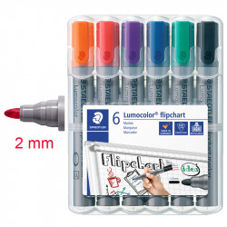 Lumocolor® Flipchart Markers 356WP6, Staedtler