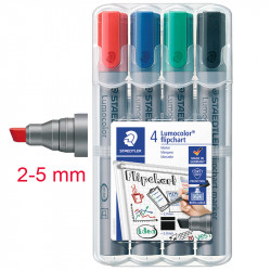 Lumocolor® Flipchart Marker Set 356BWP4, Staedtler