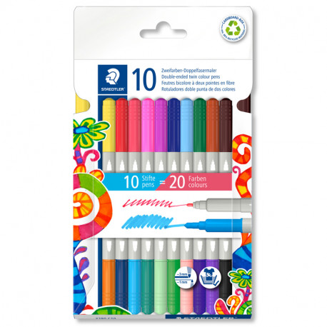 Double-ended twin colour pen STAEDTLER® 3280