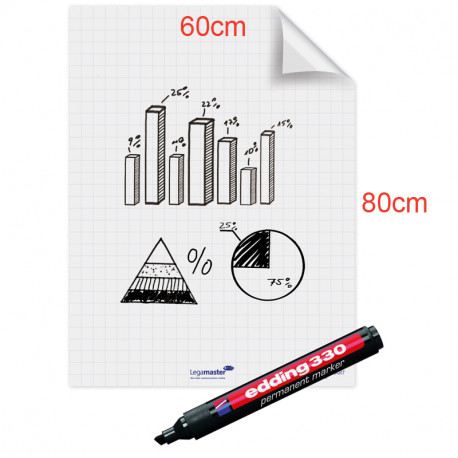 Plēves "tāfele" Magic-Chart Flipchart, Legamaster