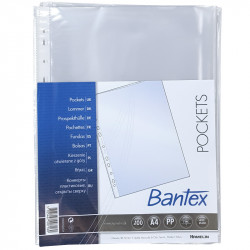 Bantex pocket with opening at the top 0,045 mm 100 pcs.