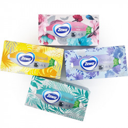 Facial Tissues Zewa Deluxe Design 3-ply 90pcs