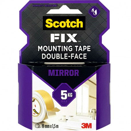 Montāžas lente spoguļiem Scotch® Fix™ Mirror, 3M