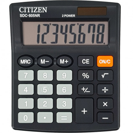 Kalkulators SDC-805NR, Citizen