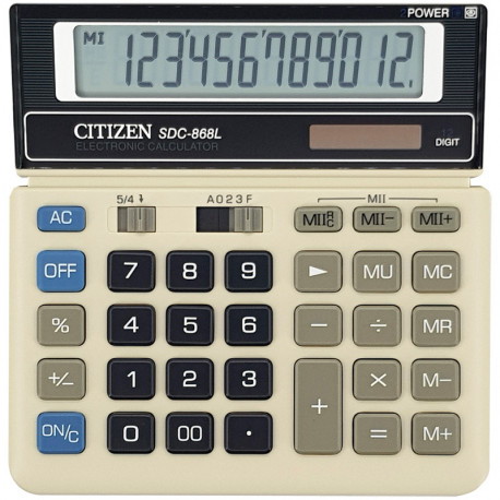 Office Calculator SDC-868L, Citizen